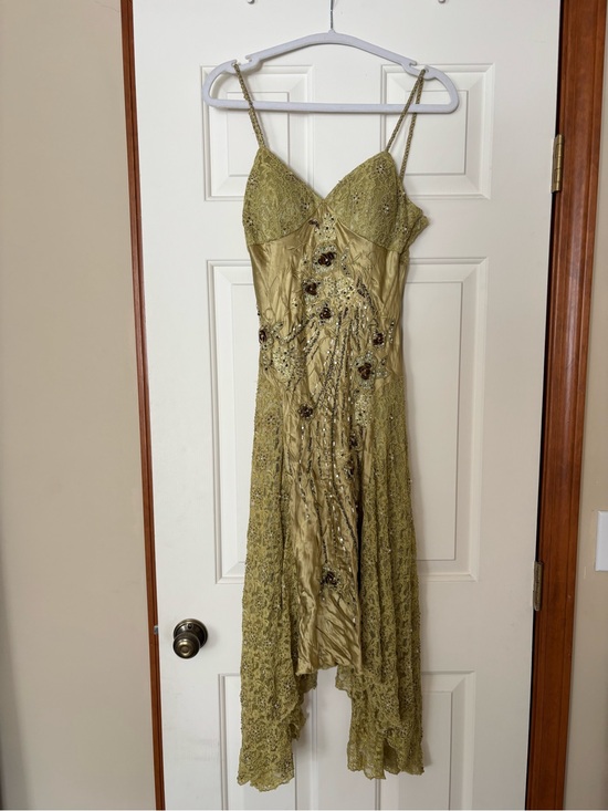 Sue Wong Dresses & Skirts - Sue Wong Beaded Lace Midi Dress